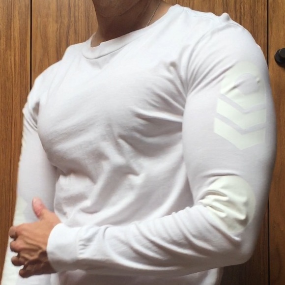 G-Star Other - G-Star Raw white long-sleeve 100% cotton t-shirt